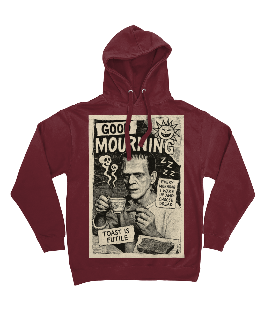 Good Mourning Frankenstein Hoodie – Alternative Gothic Hoodie