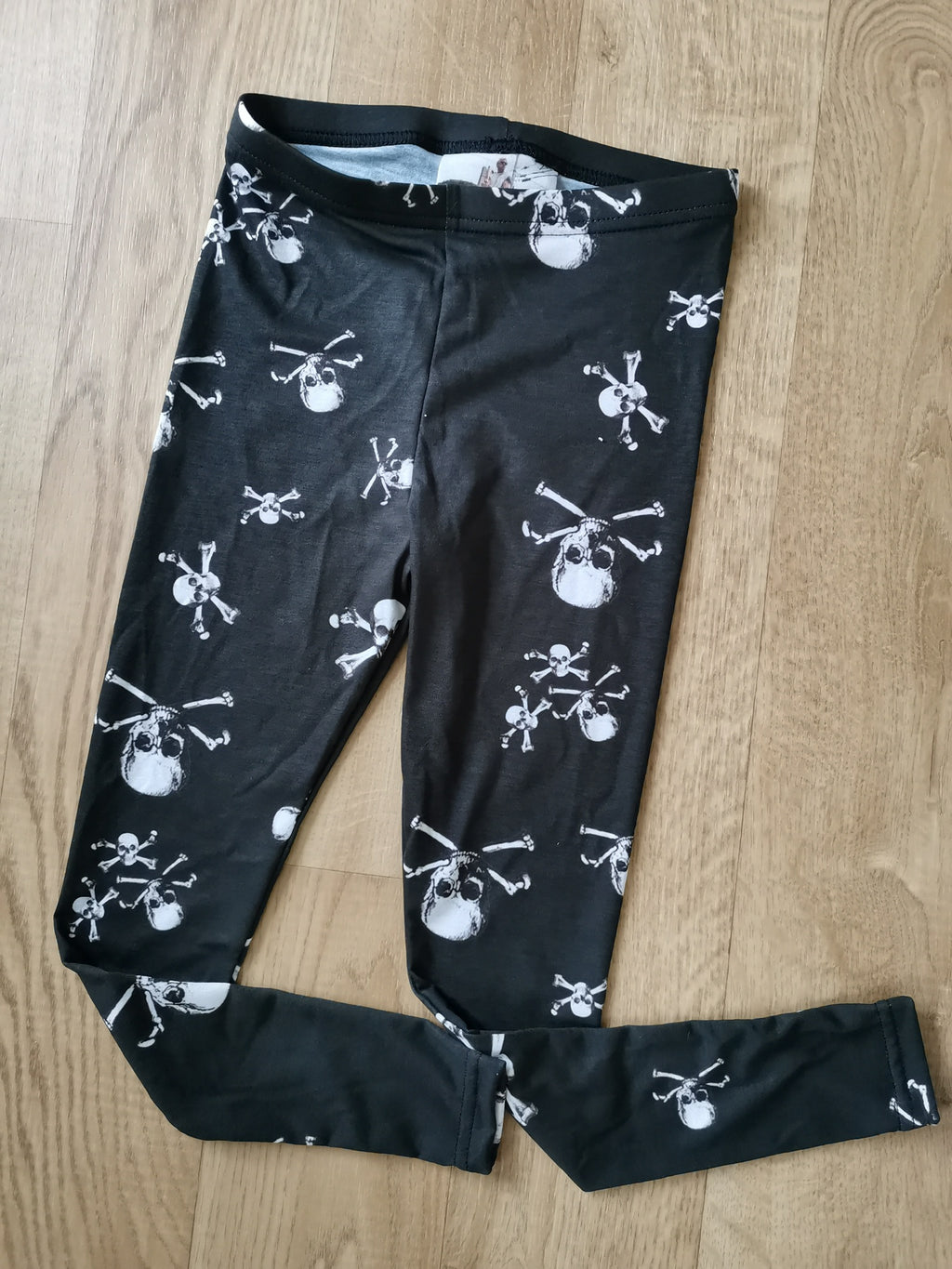 Kids Skull All Over Print Leggings