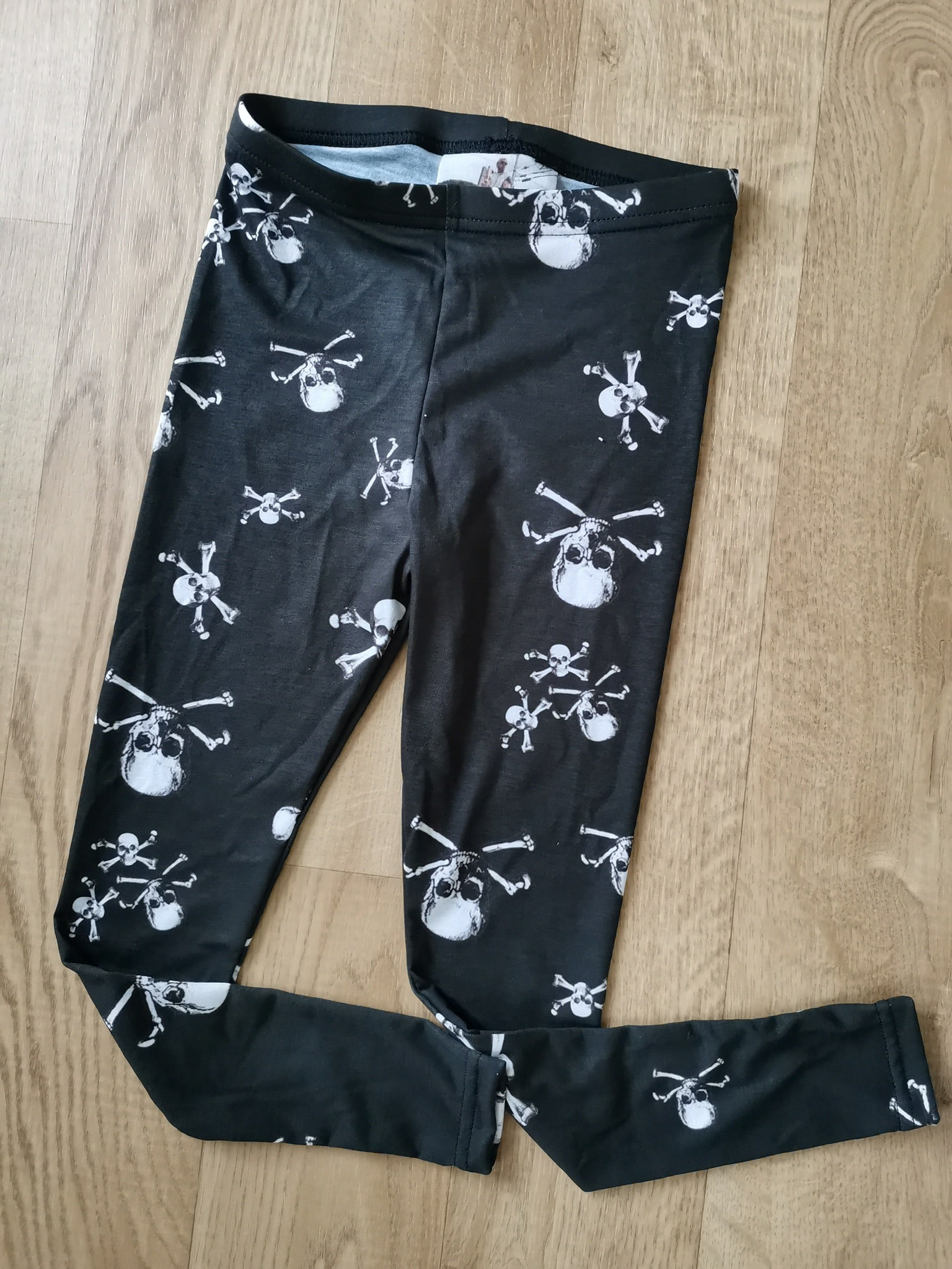 Kids Skull All Over Print Leggings