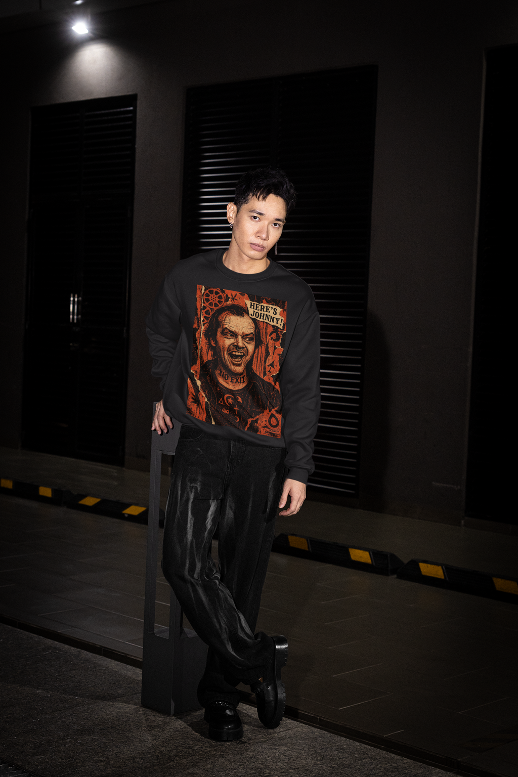 Here’s Johnny Horror Sweatshirt | Organic Cotton & Recycled Polyester