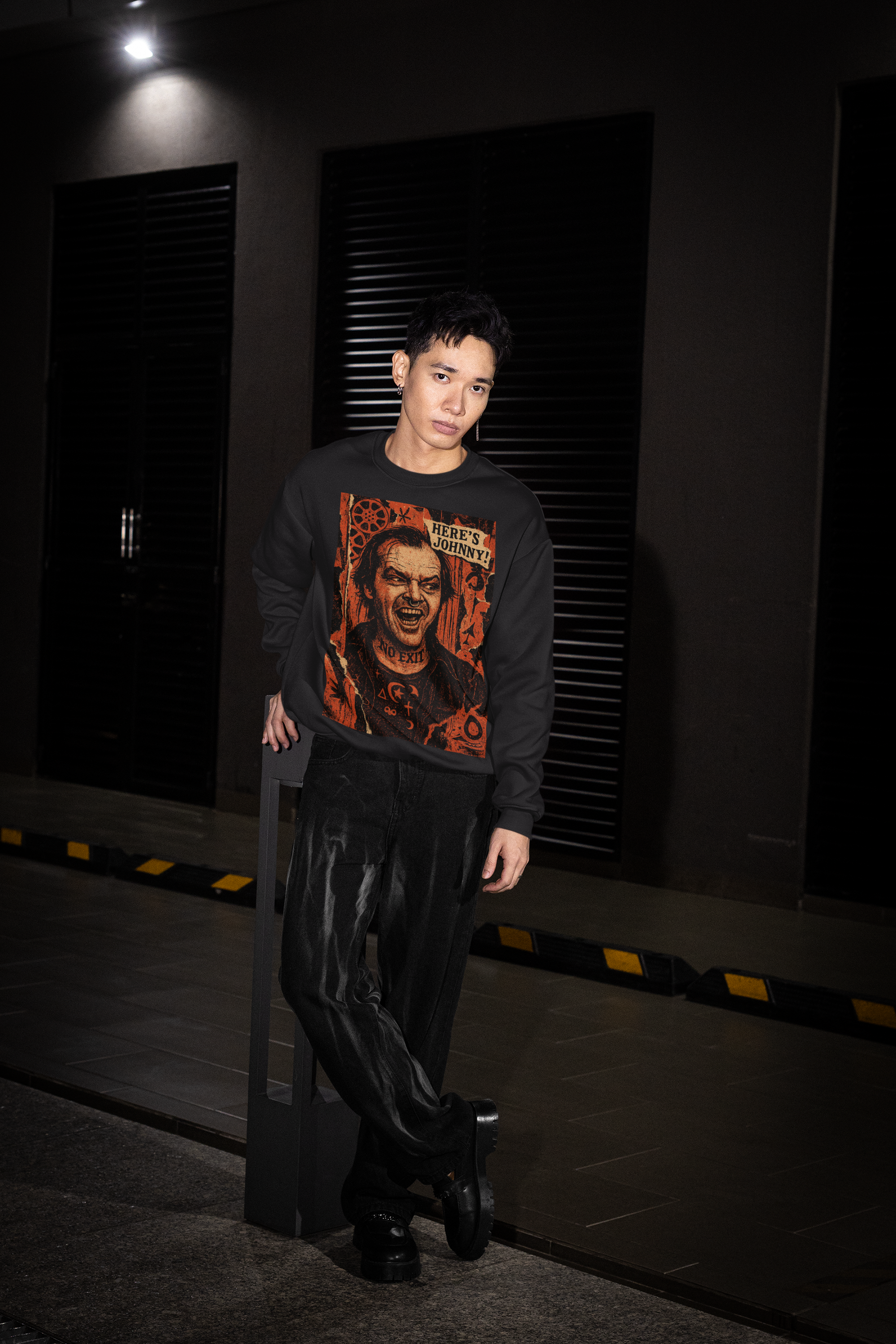 Here’s Johnny Horror Sweatshirt | Organic Cotton & Recycled Polyester