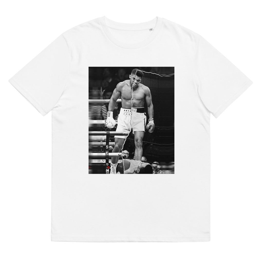 AJ/Ali KiSS Unisex organic cotton t-shirt - Anthony Joshua V Muhammad Ali