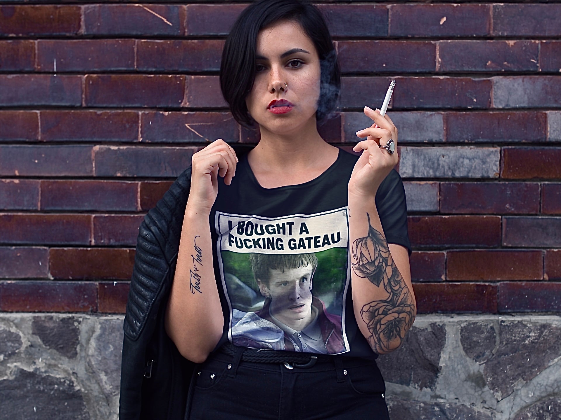 Skins Cook "I Bought A F*cking Gateau" T-Shirt - 100% Organic Cotton