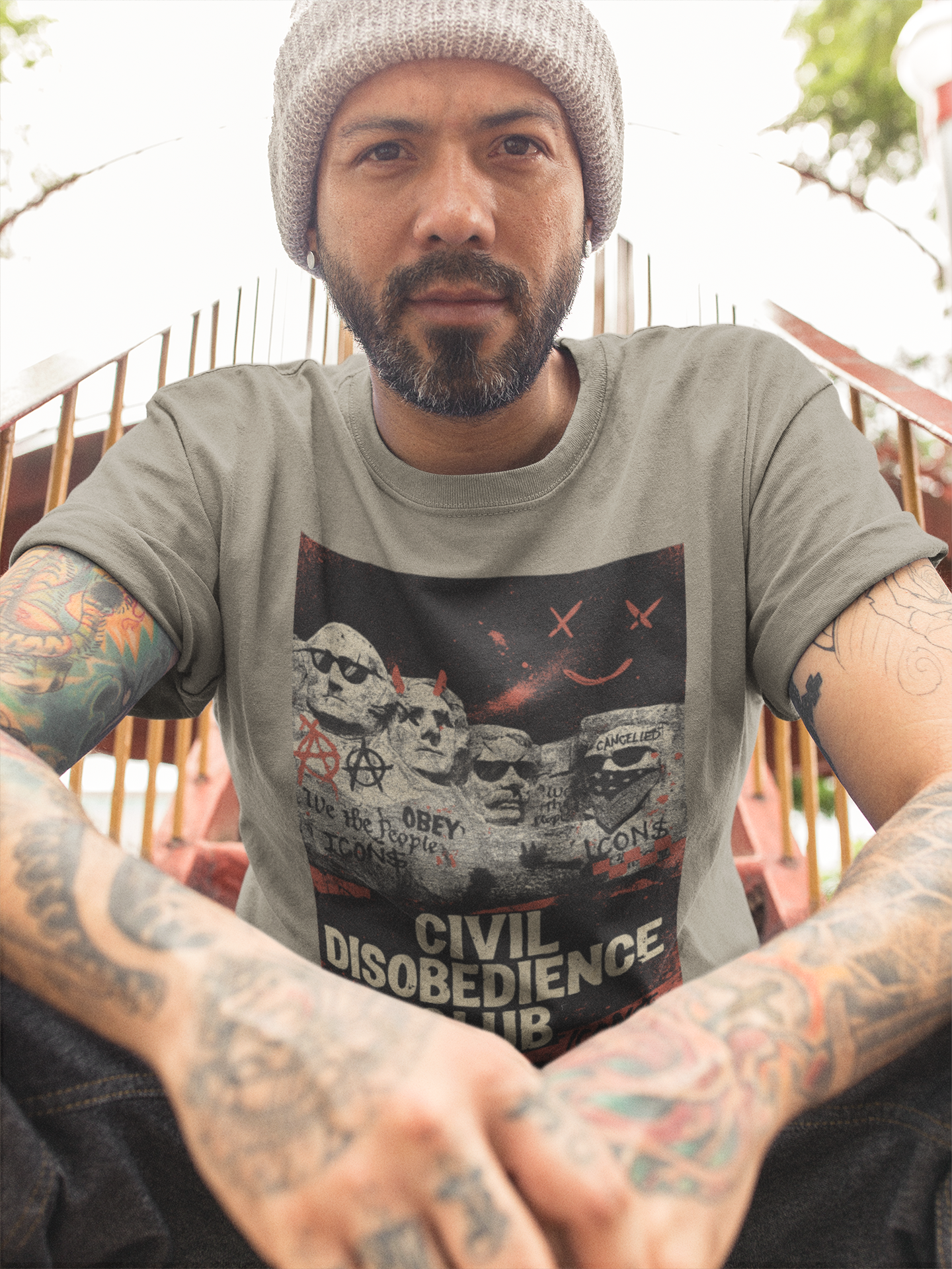Civil Disobedience Club Graphic T-Shirt – 100% Organic Cotton Protest Tee