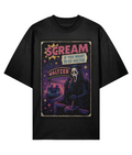Scream Waltzer Unisex Oversized High Neck T-Shirt