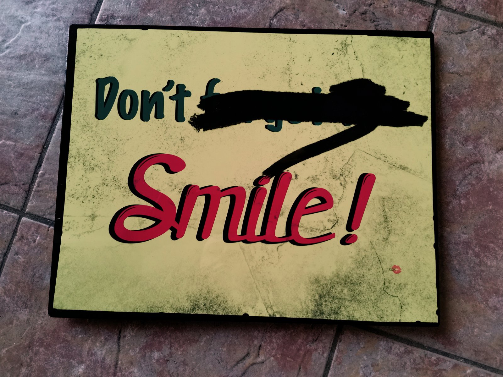 Don’t Forget To Smile - Joker Metal Wall Art | Joaquin Phoenix Inspired Print