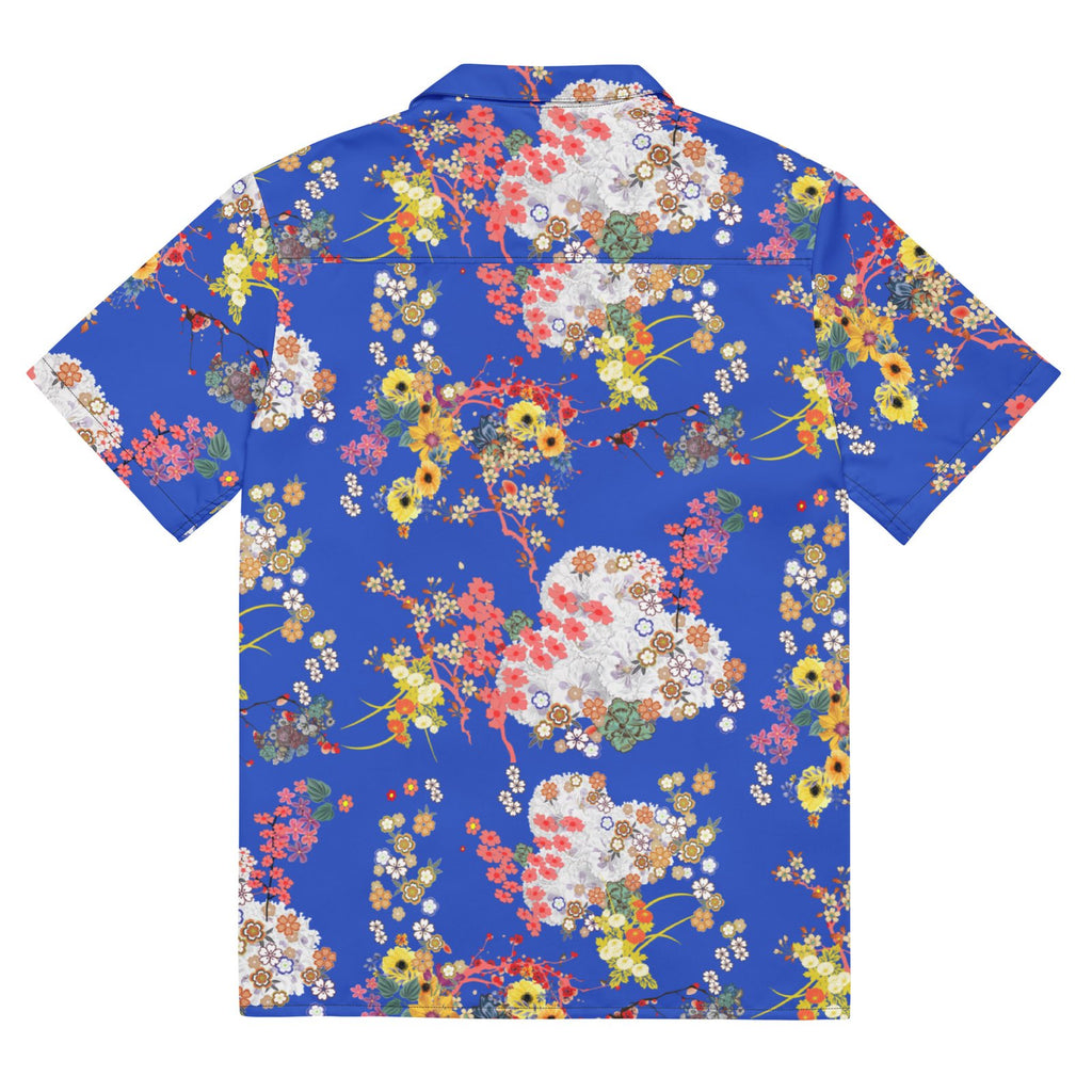 Romeo Japanese Flowers Unisex button shirt - Leonardo DiCaprio Juliet Movie