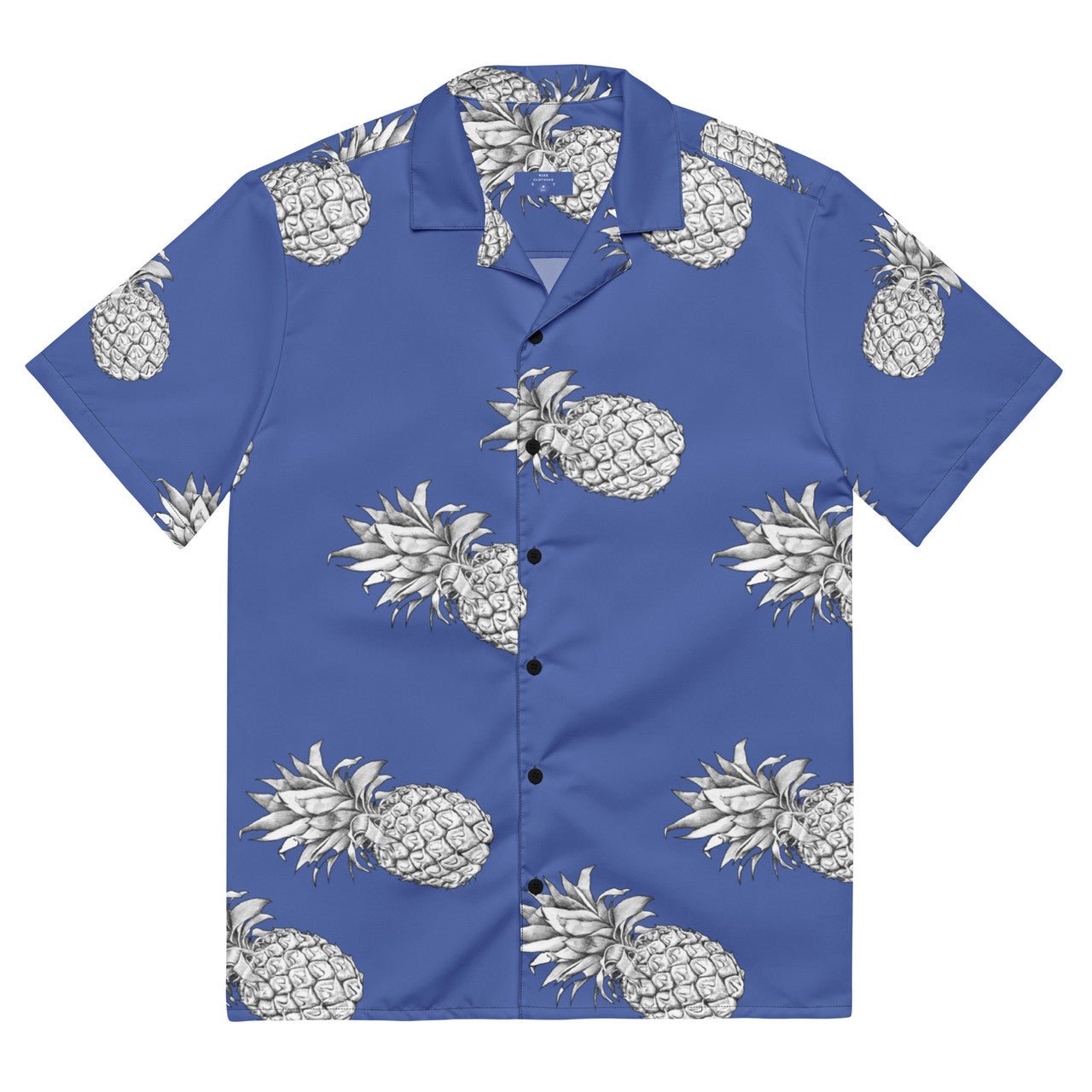 Joey Pineapple KiSS Unisex button shirt - Friends Tribbiani Blue shirt