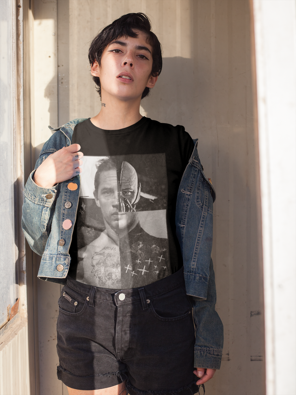 Tom Hardy Mashup Adult T-Shirt – 100% Cotton