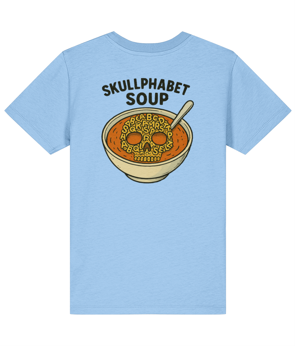 Skullphabet Soup Organic Cotton Kids T-Shirt