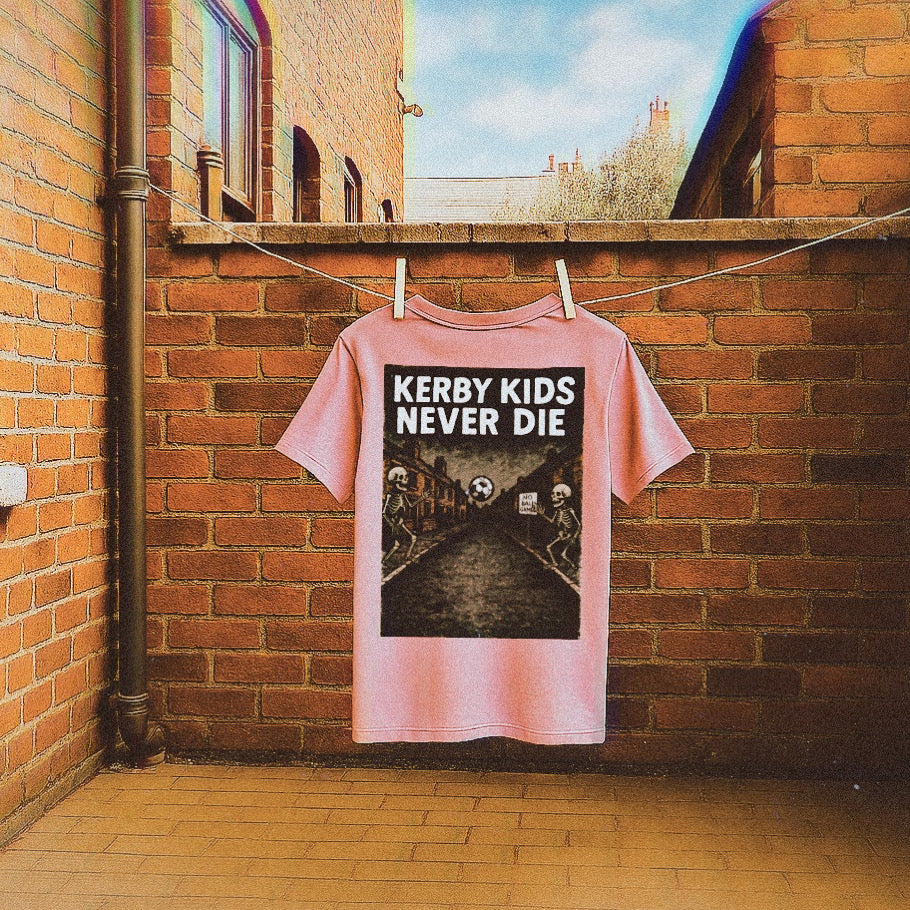Kerby Kids Never Die – 100% Cotton Nostalgia Tee