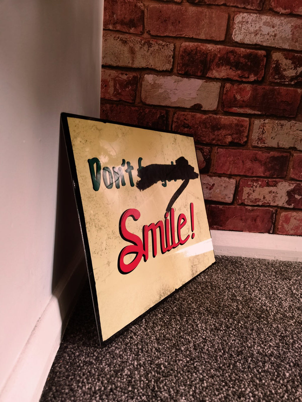 Don’t Forget To Smile - Joker Metal Wall Art | Joaquin Phoenix Inspired Print