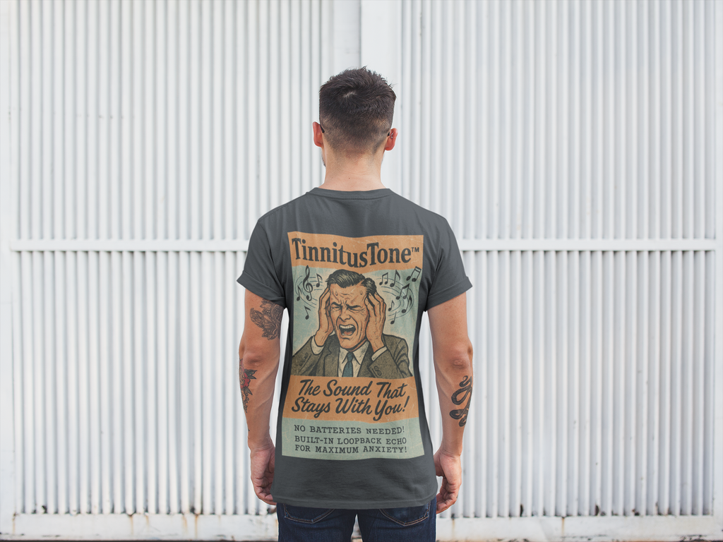 Tinnitus Tone Unisex organic cotton t-shirt - The Sound that Stays With You