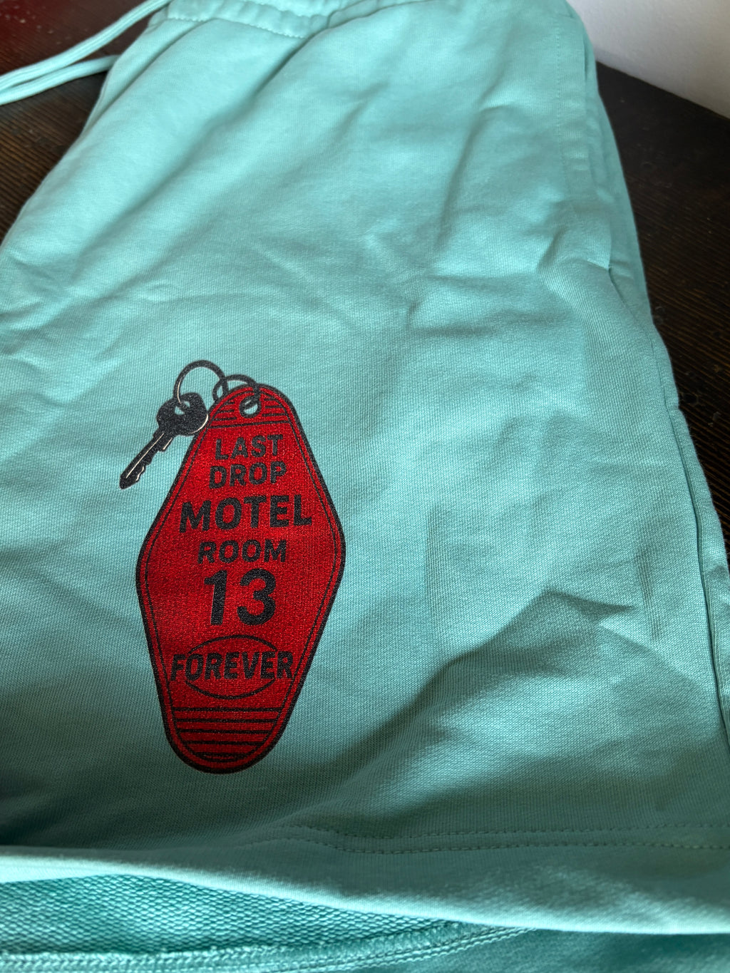 Room 13 Motel Embroidered Pocket Unisex Jogger Shorts
