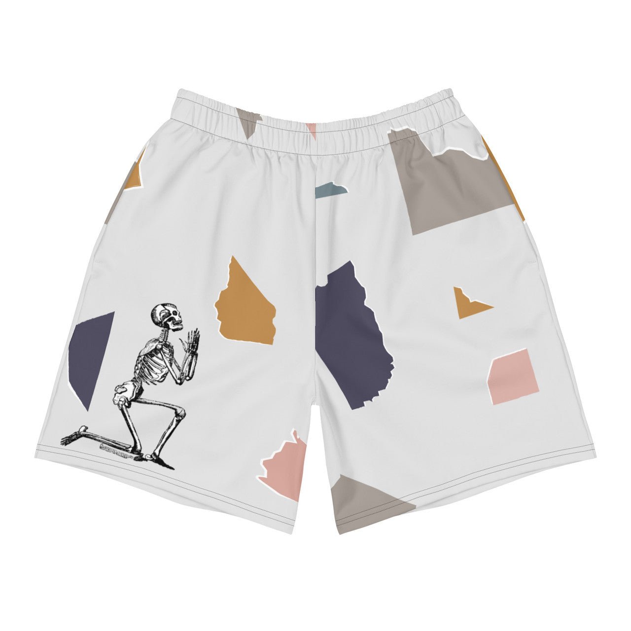 Skeleton Graphic Lightweight Shorts – Recycled Polyester Quick-Dry Comfort