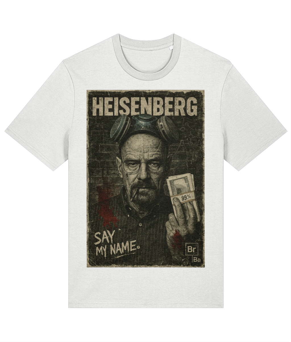 Heisenberg "Say My Name" T-Shirt - 100% Cotton - Breaking Bad Inspired
