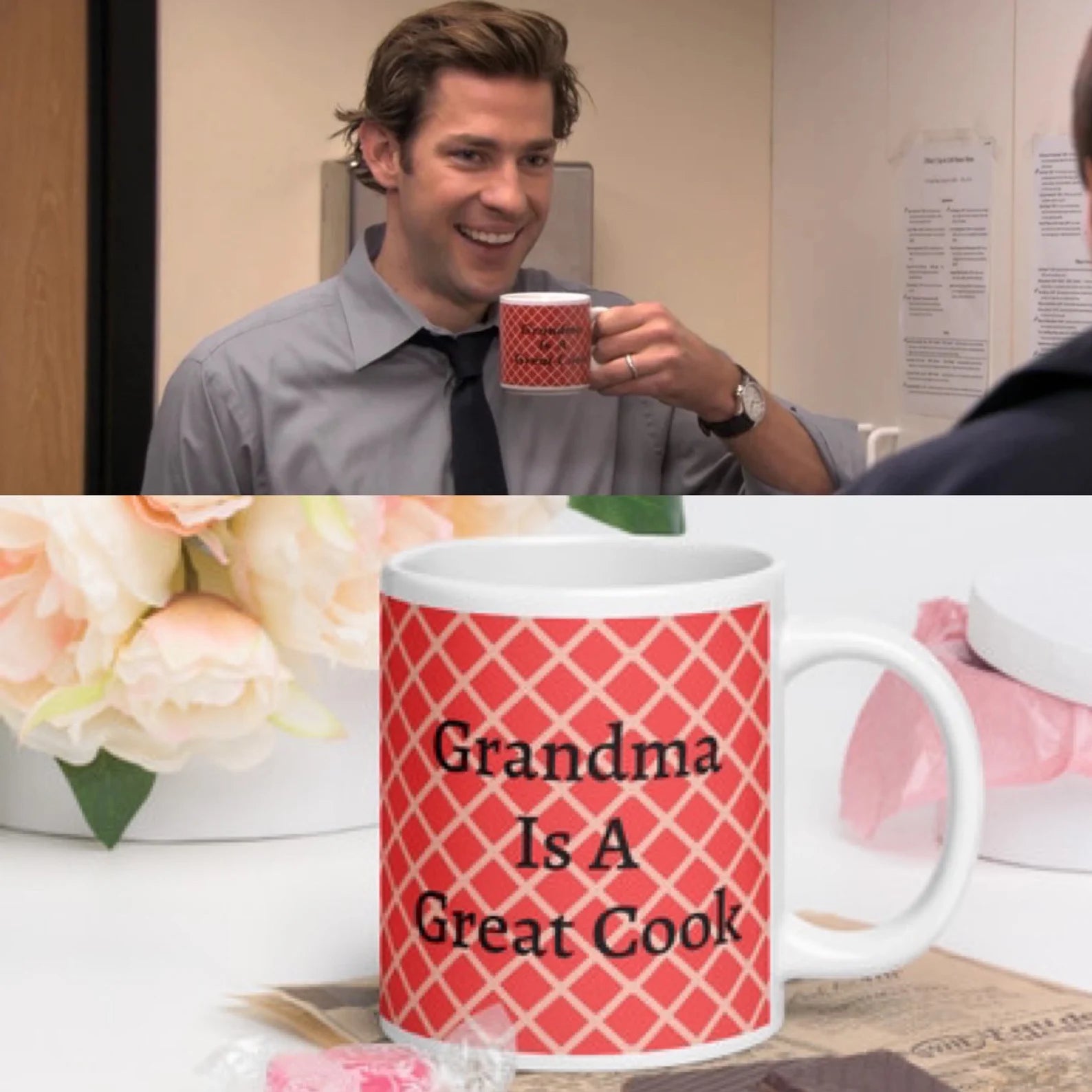 Grandma Is A Great Cook Mug – Inspired by Jim Halpert (The Office)