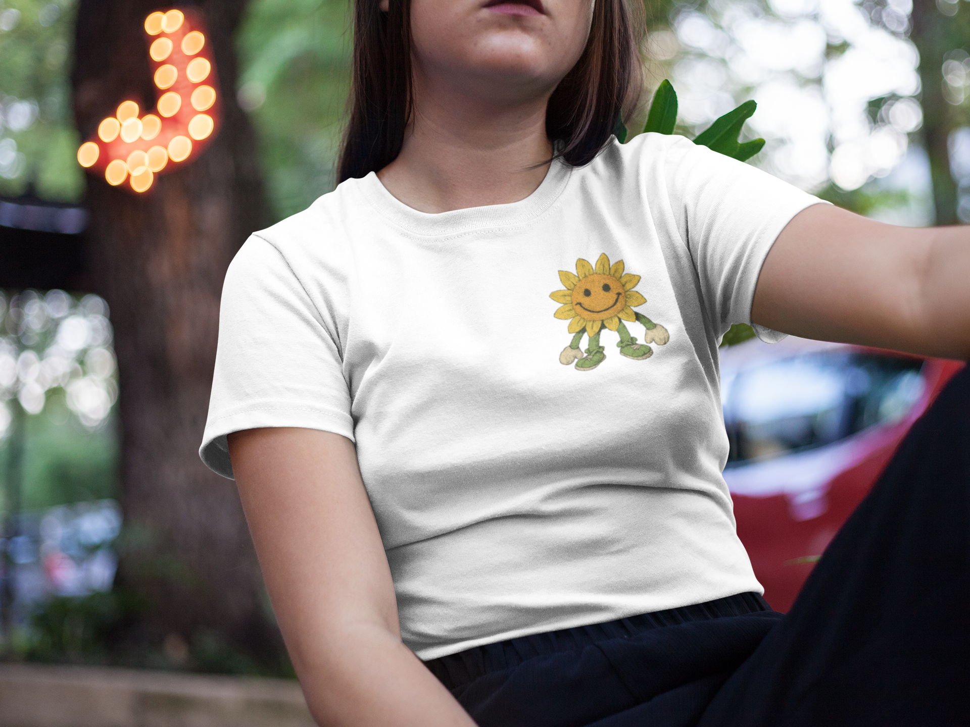 Pocket Full of Sunshine Unisex organic cotton t-shirt - Sunny