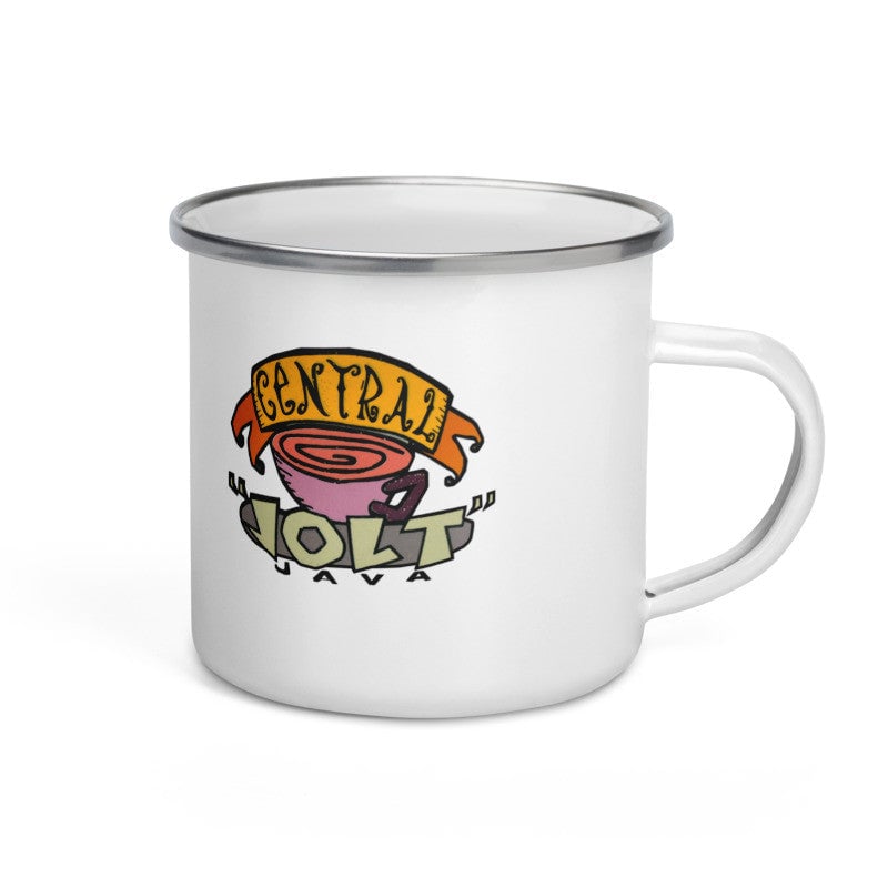 Central Jolt Coffee Enamel Mug – Friends Central Perk Inspired Collectible