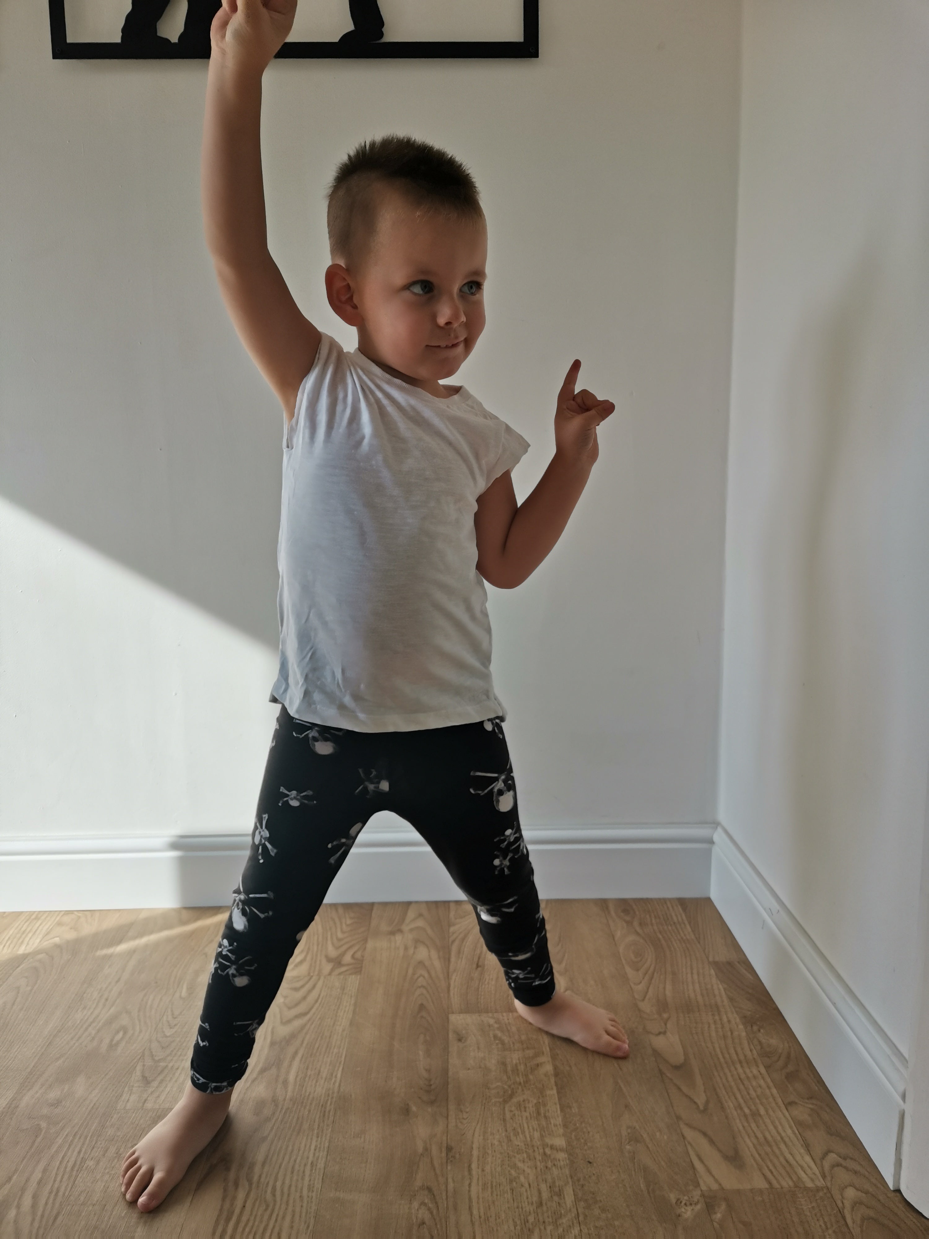 Kids Skull All Over Print Leggings