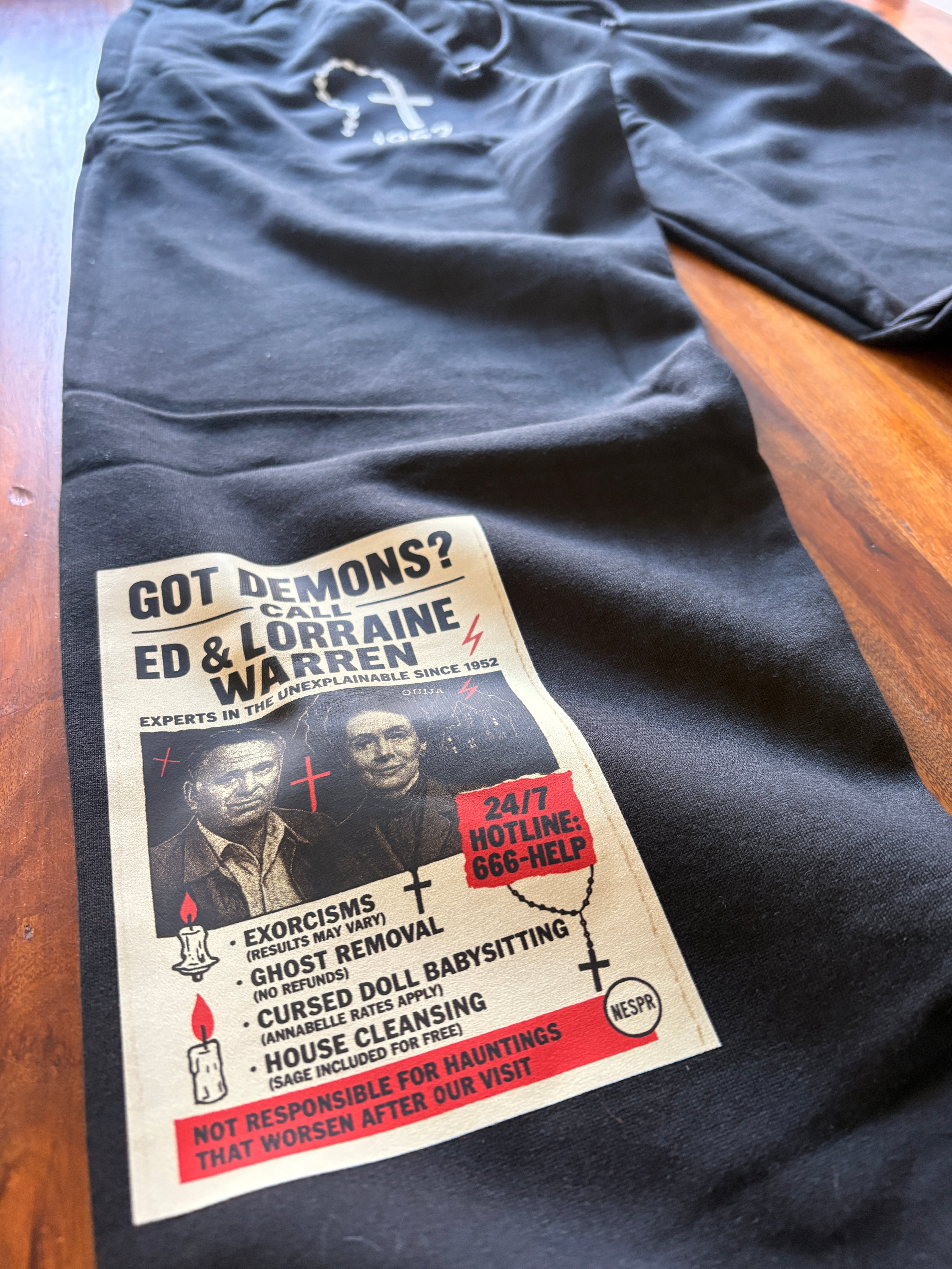 Got Demons? Joggers – Ed & Lorraine Warren Paranormal Sweatpants | Unisex