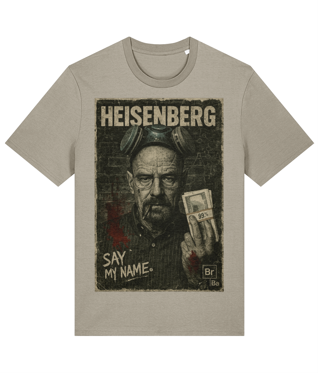 Heisenberg "Say My Name" T-Shirt - 100% Cotton - Breaking Bad Inspired