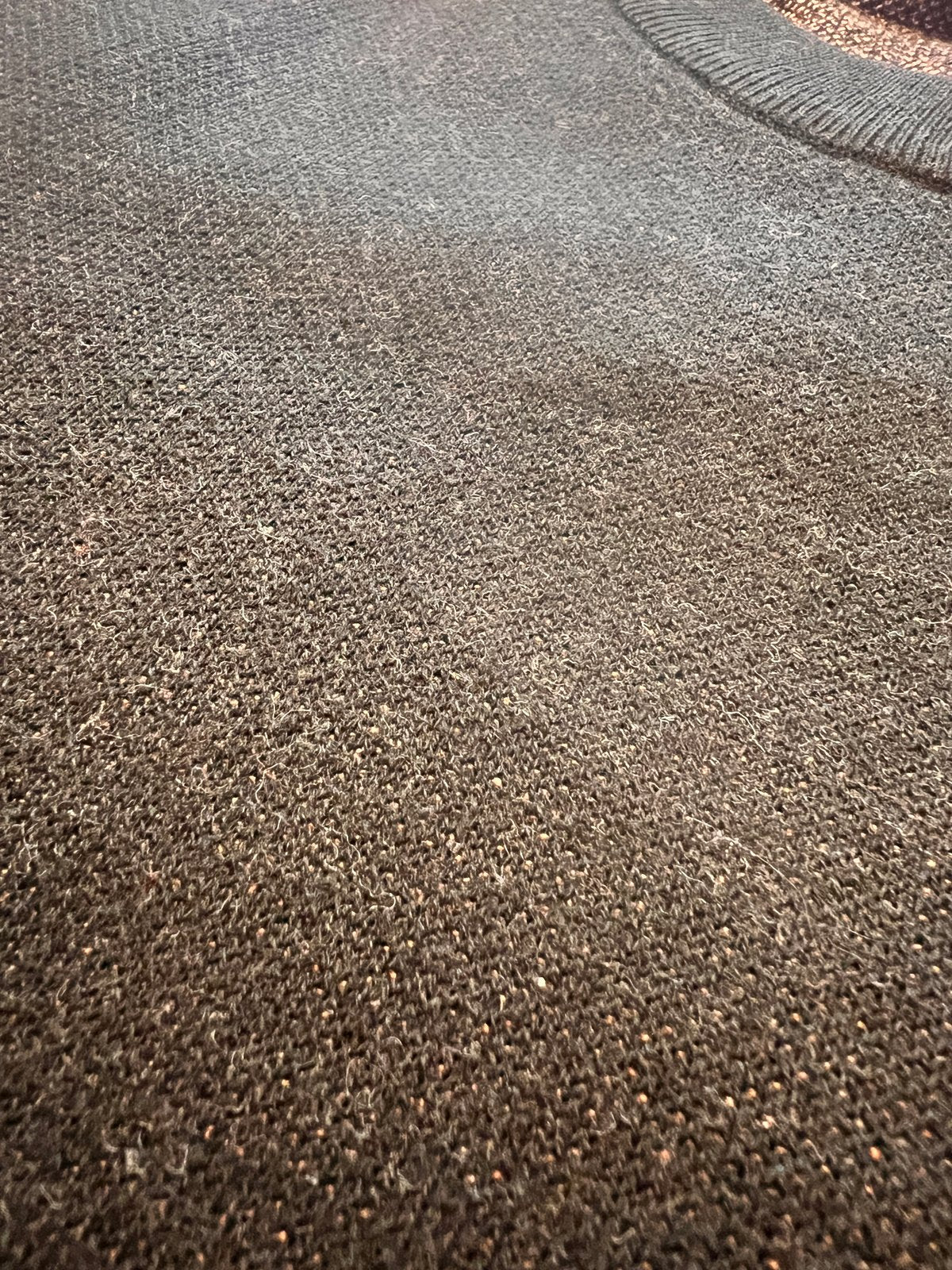 Queen of Hearts Black Handmade Knitted Sweater