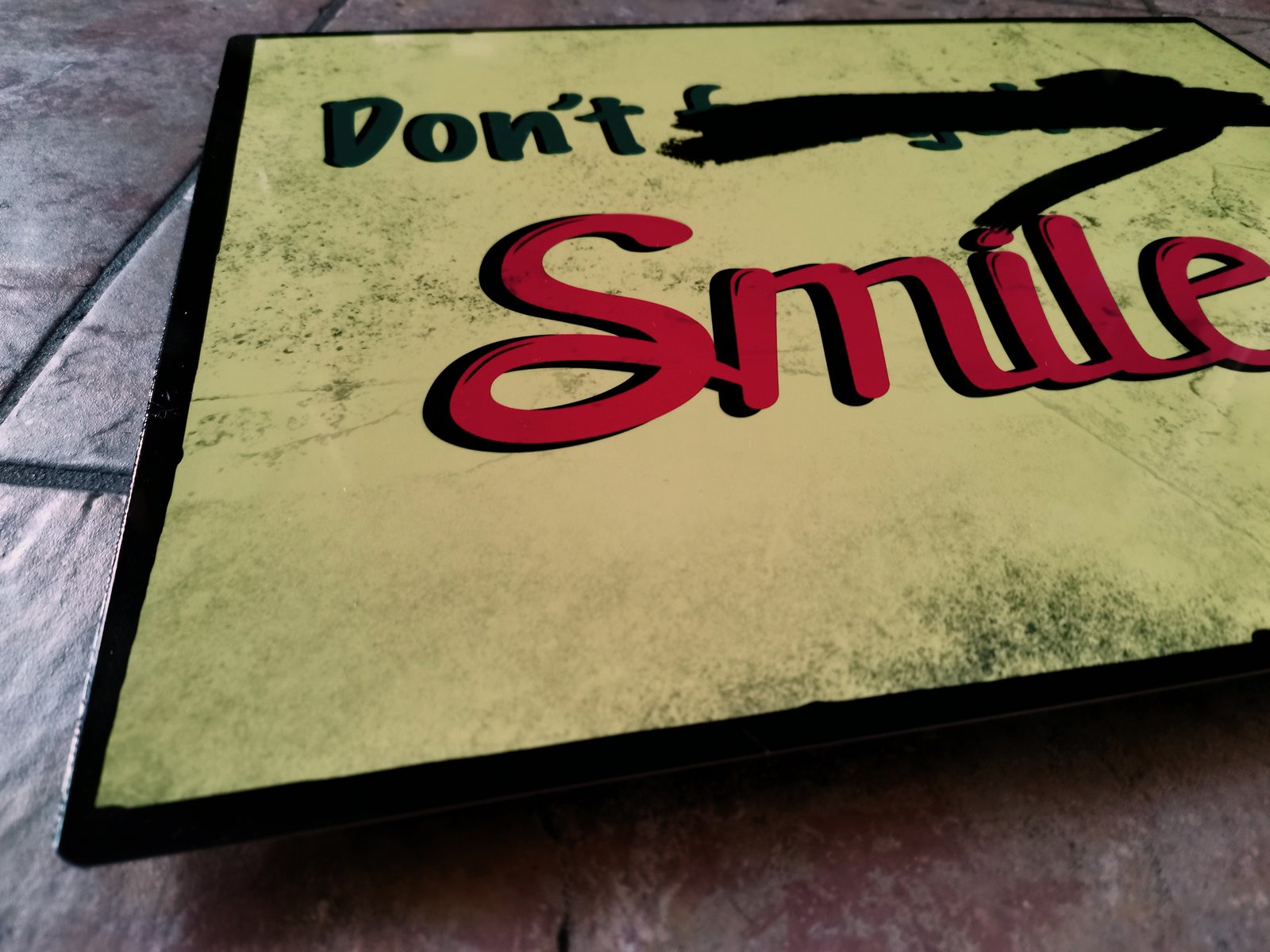 Don’t Forget To Smile - Joker Metal Wall Art | Joaquin Phoenix Inspired Print