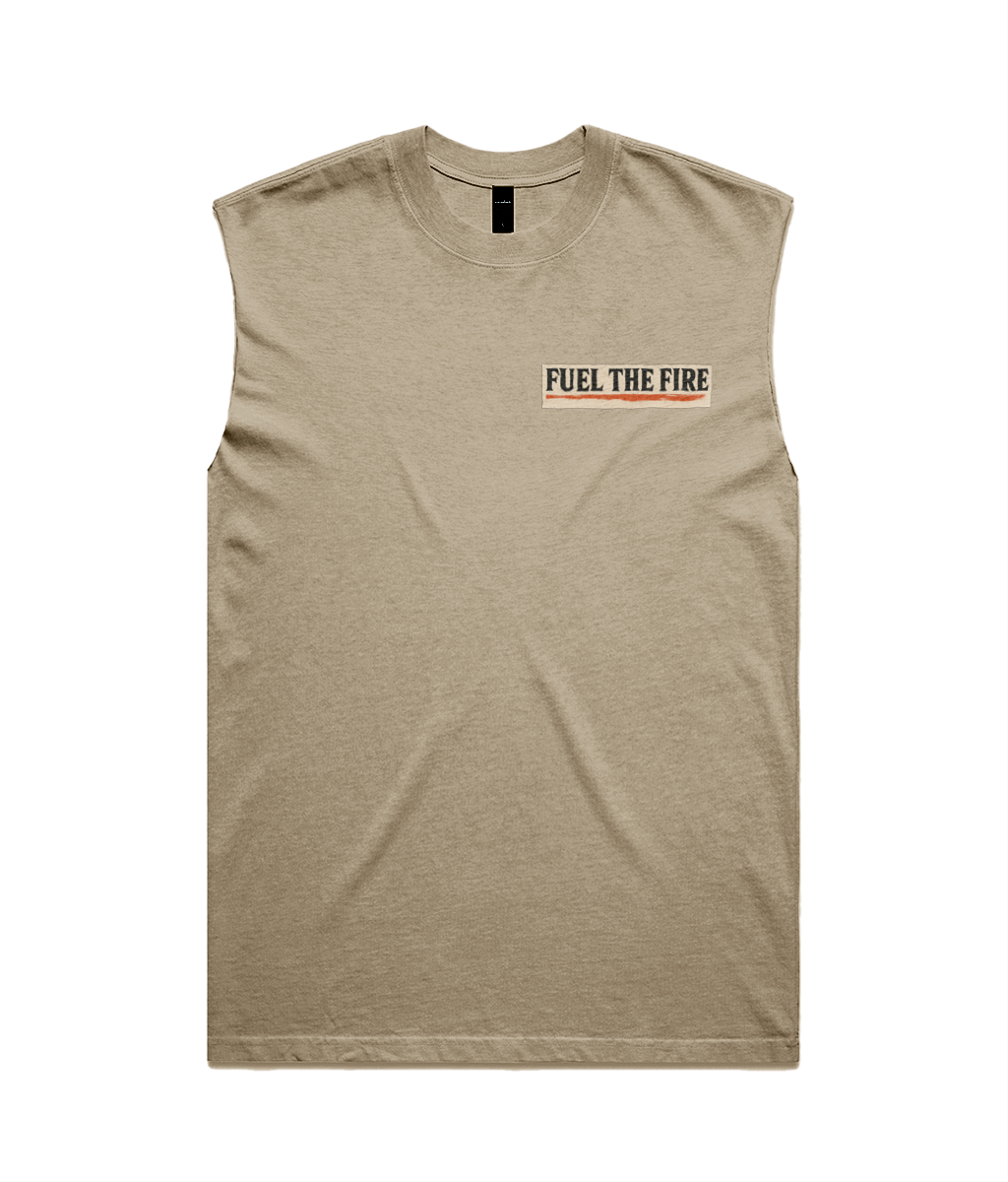 Diesel and Gasoline Heavy Faded Tank Top - Fuel the Fire