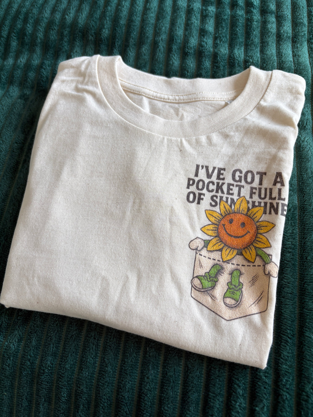 Pocket Full of Sunshine Kids T-Shirt – Fun, Happy & Super Comfy