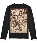 Sidewalk Surfers Skater Unisex Long Sleeve Tee - Lightweight Alt Summer Top