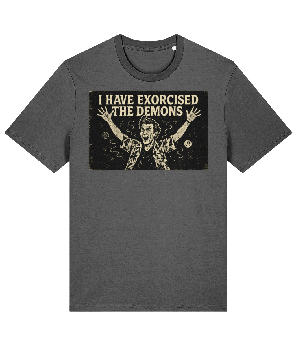 Ace Ventura “I Have Exorcised the Demons” T-Shirt | 100% Cotton Graphic Tee