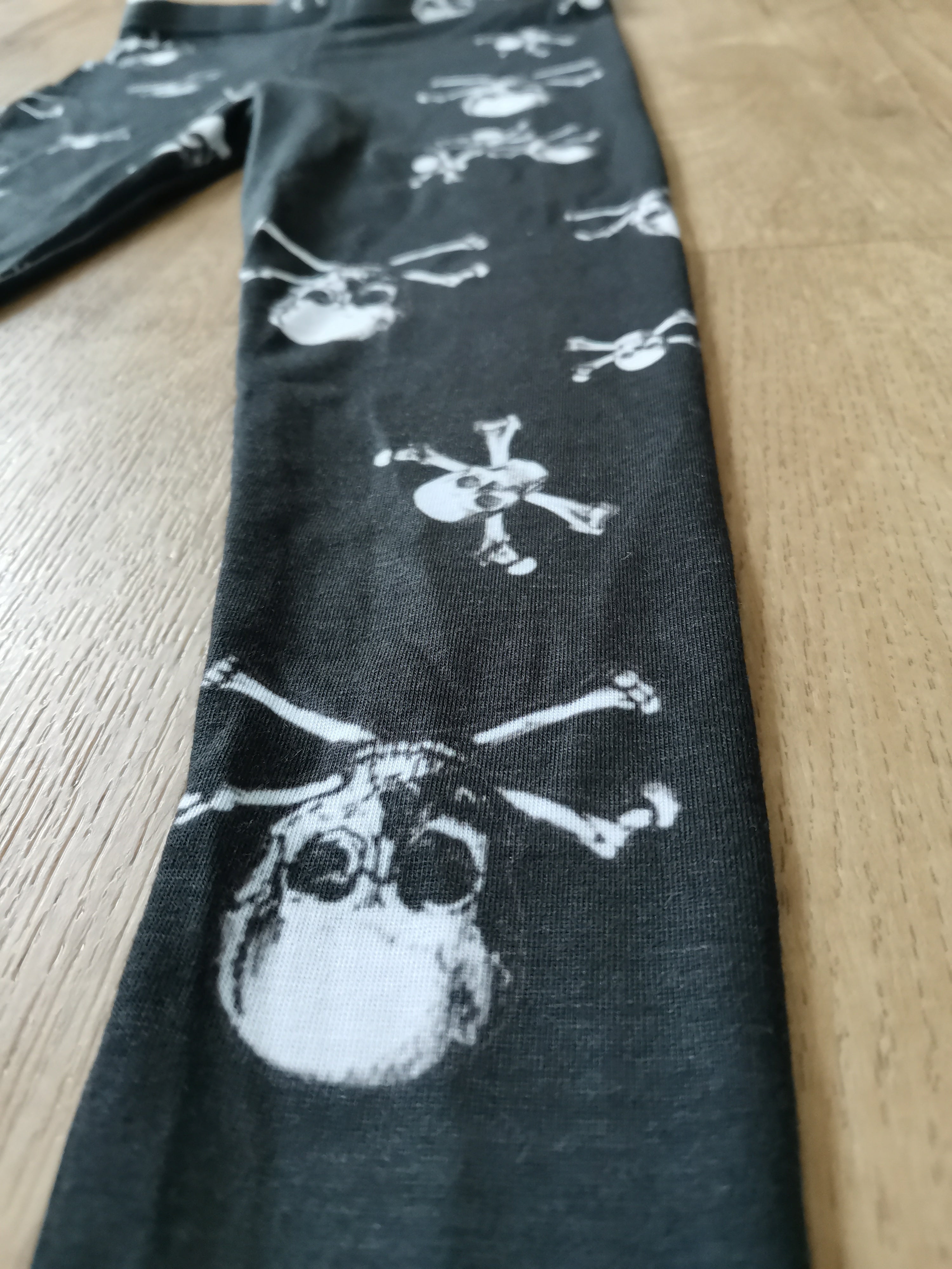 Kids Skull All Over Print Leggings