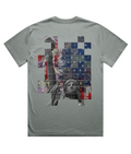 Liberty KiSS Unisex Heavy Faded Grey Tee