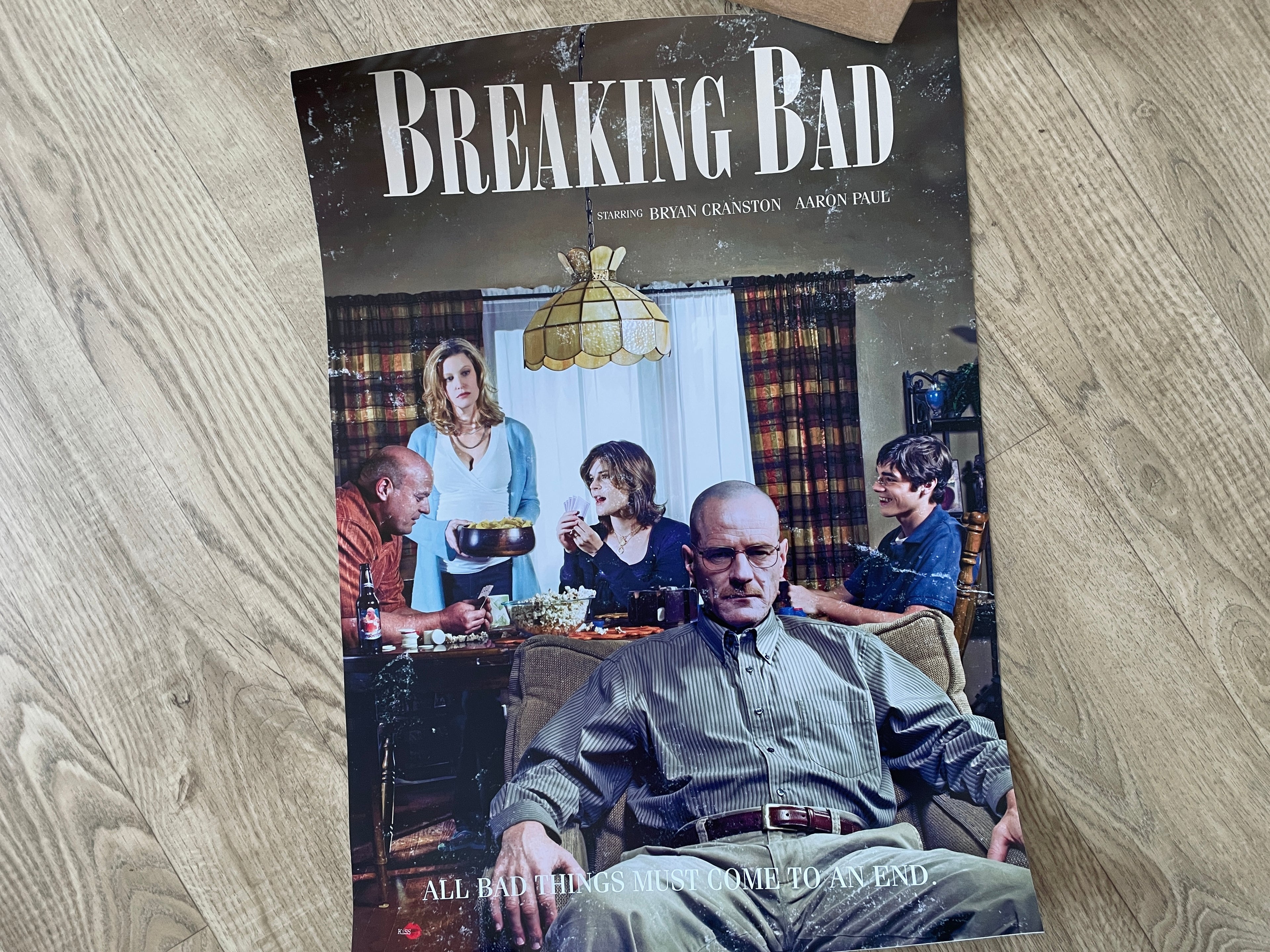 Breaking Bad Retro poster - TV Inspired Walter White Jesse Pinkman