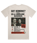Got Demons? Ed & Lorraine Warren Paranormal T-Shirt – Heavyweight 100% Cotton