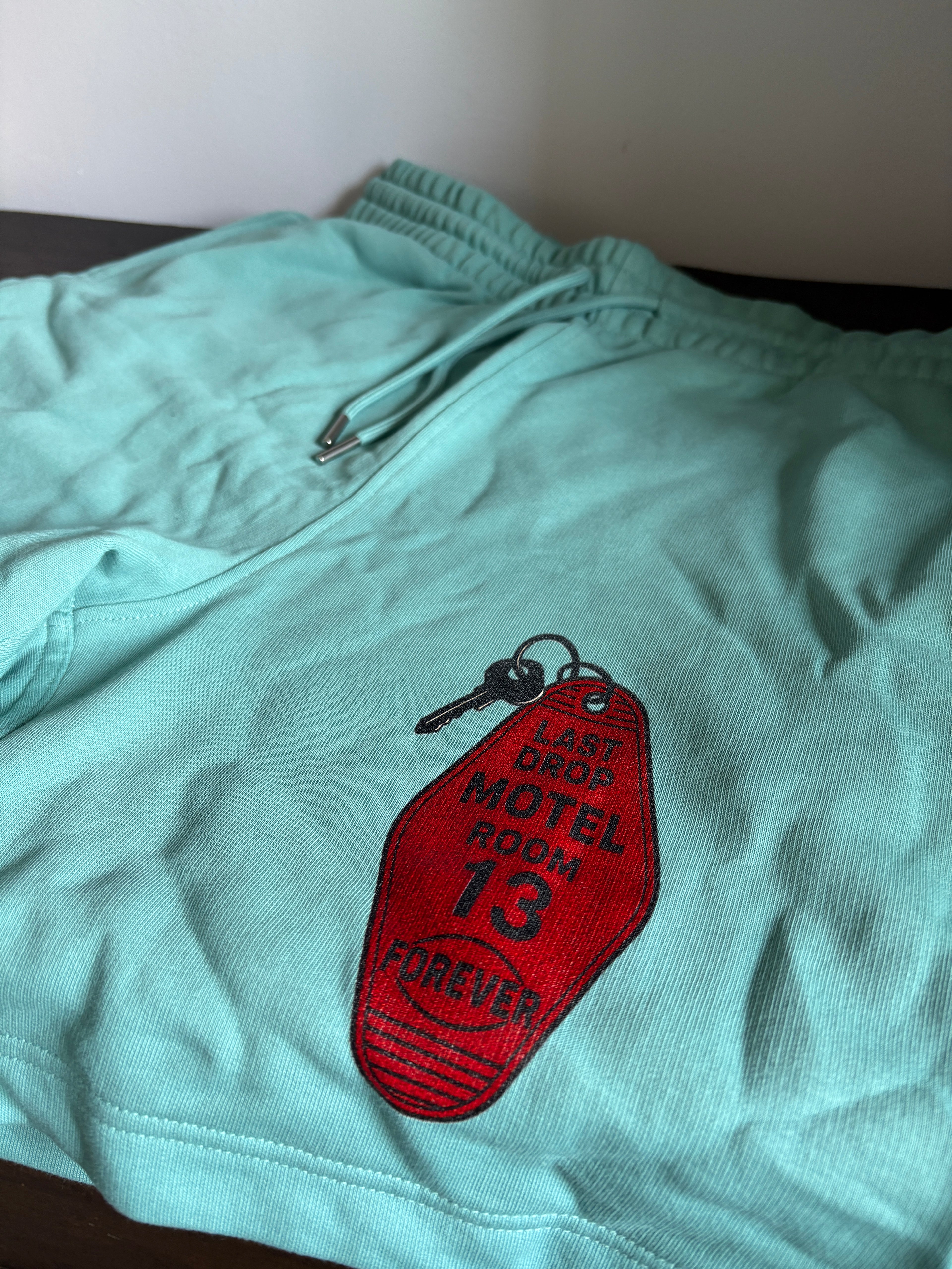 Room 13 Motel Embroidered Pocket Unisex Jogger Shorts