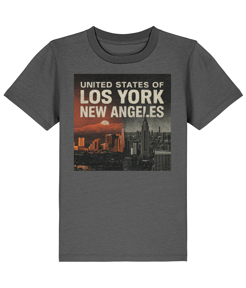 Kids “Los York / New Angeles” T-Shirt – 100% Cotton