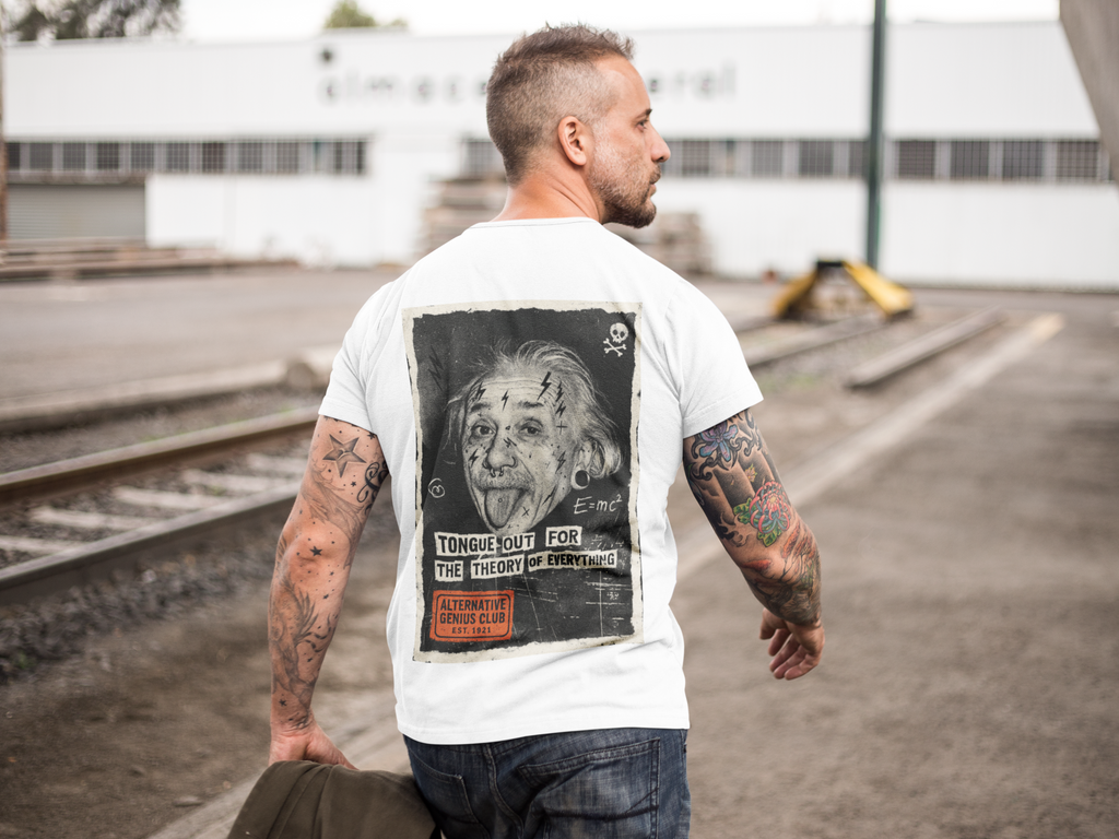 Einstein Tongue Out T-Shirt | Alternative Genius Club | 100% Cotton
