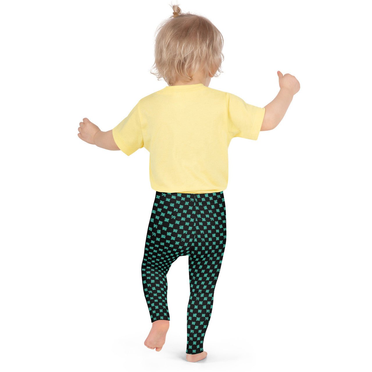 Kids Checkerboard Print Leggings – Soft, Stretchy & Built for Playtime