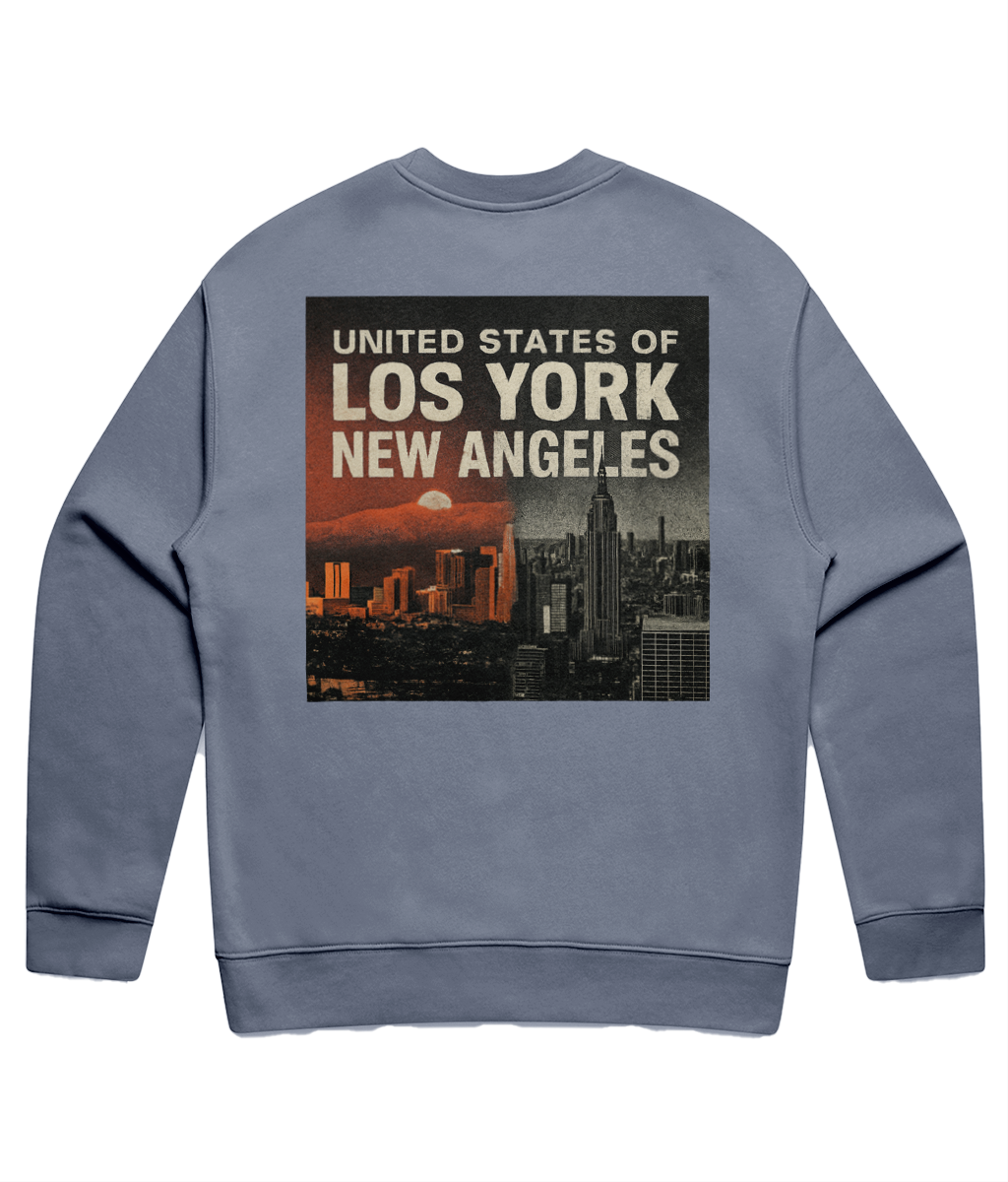 Los York New Angeles Unisex Sweatshirt – Relaxed Fit, Vintage Grit