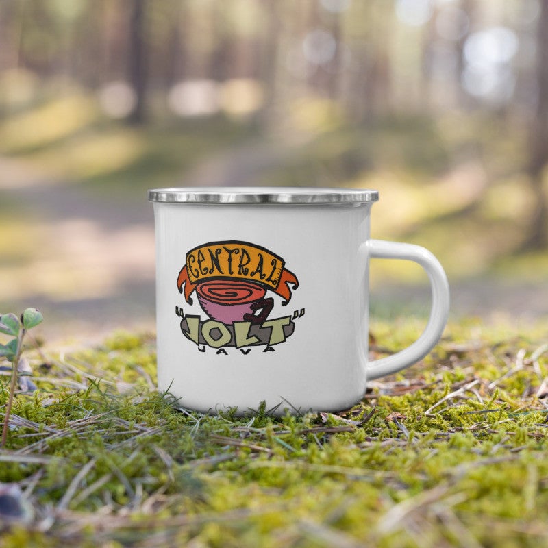 Central Jolt Coffee Enamel Mug – Friends Central Perk Inspired Collectible