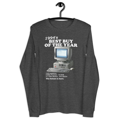1994's Best Buy Computer KiSS Unisex Long Sleeve Tee - Retro Computer