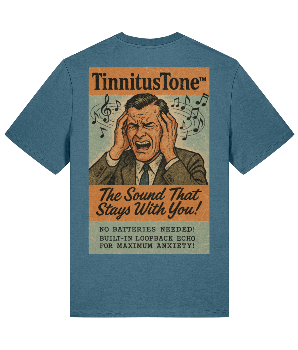 Tinnitus Tone Unisex organic cotton t-shirt - The Sound that Stays With You