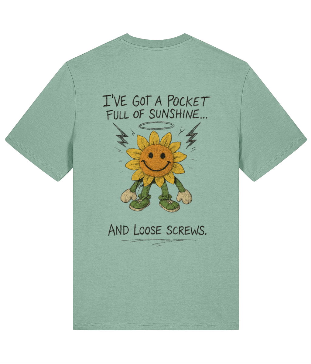 Pocket Full of Sunshine Unisex organic cotton t-shirt - Sunny