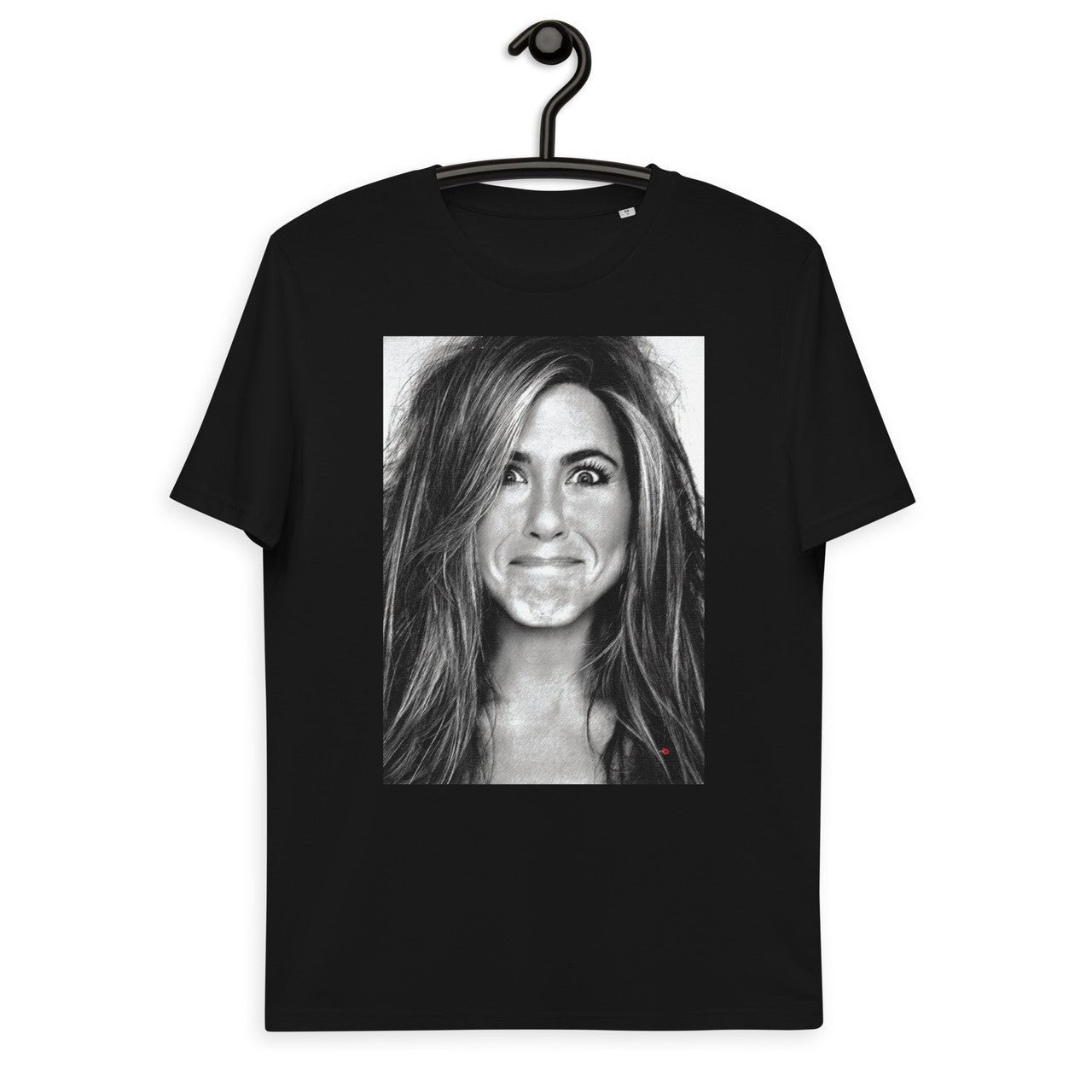 Jennifer Aniston Face KiSS Unisex organic cotton t-shirt - Friends, Rachel Green