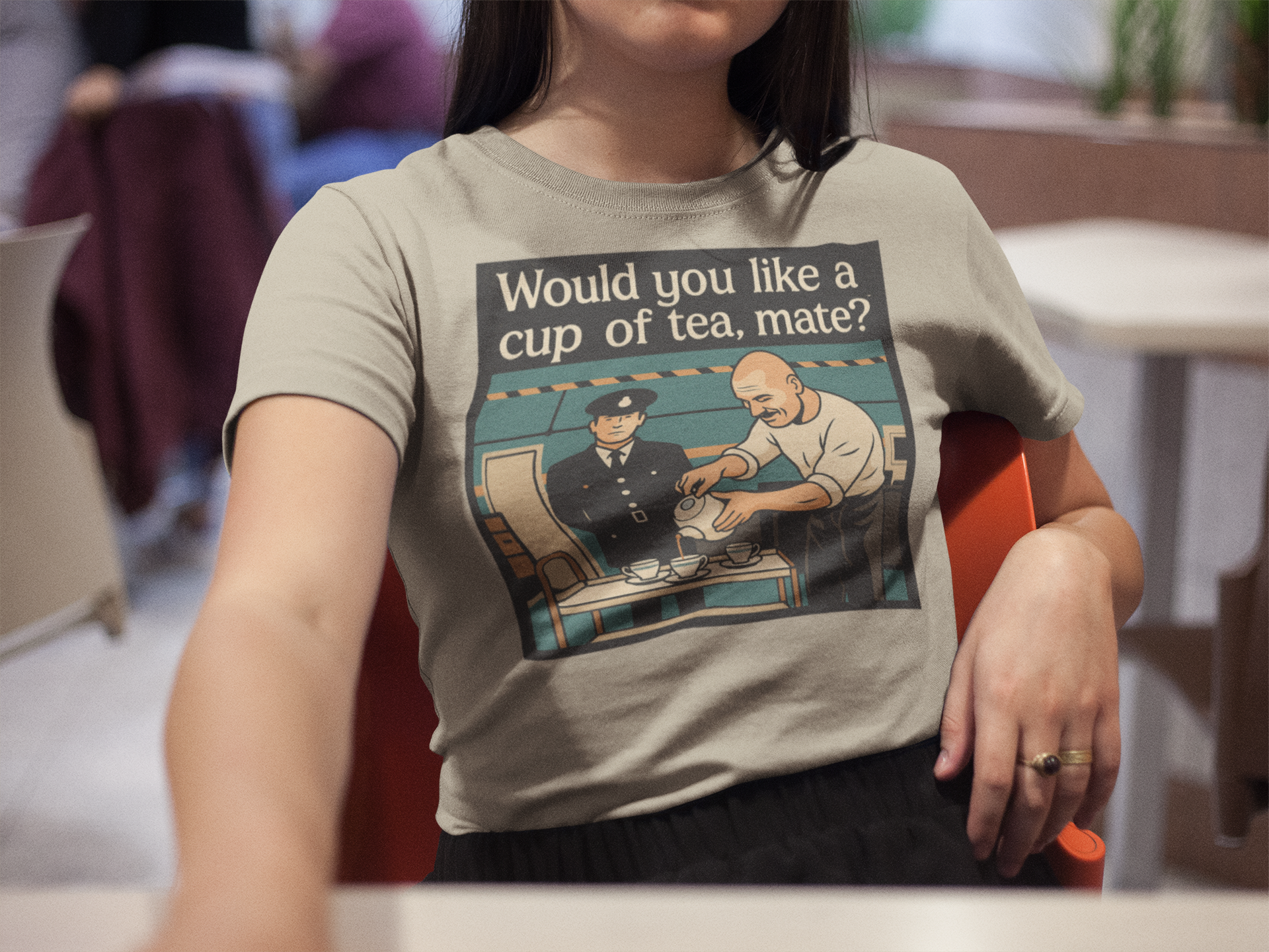 Bronson "Cup of Tea, Mate?" T-Shirt – 100% Cotton, Cult Classic Style