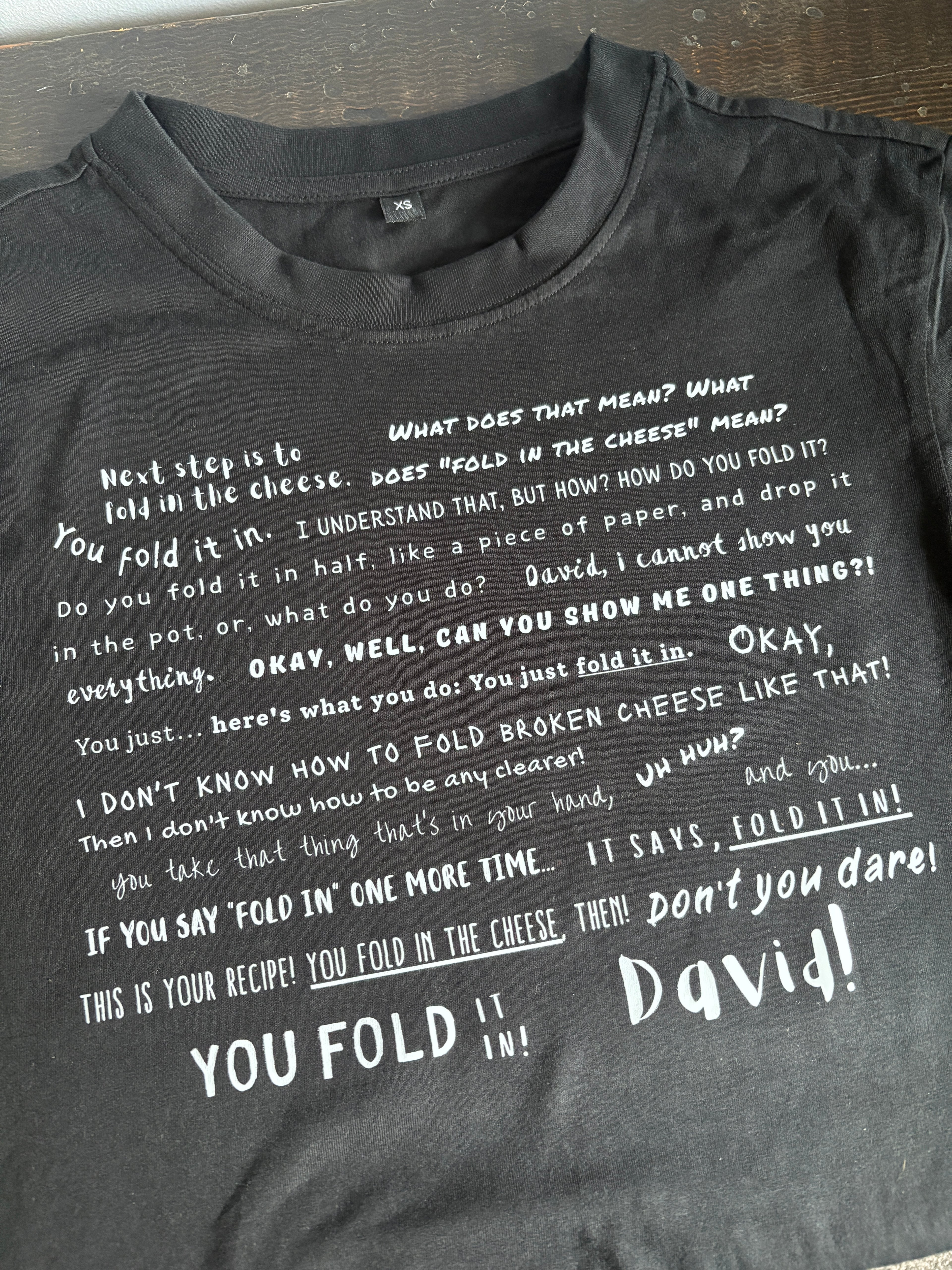 Fold in the Cheese T-Shirt | Schitt’s Creek Quote Tee | Catherine O’Hara