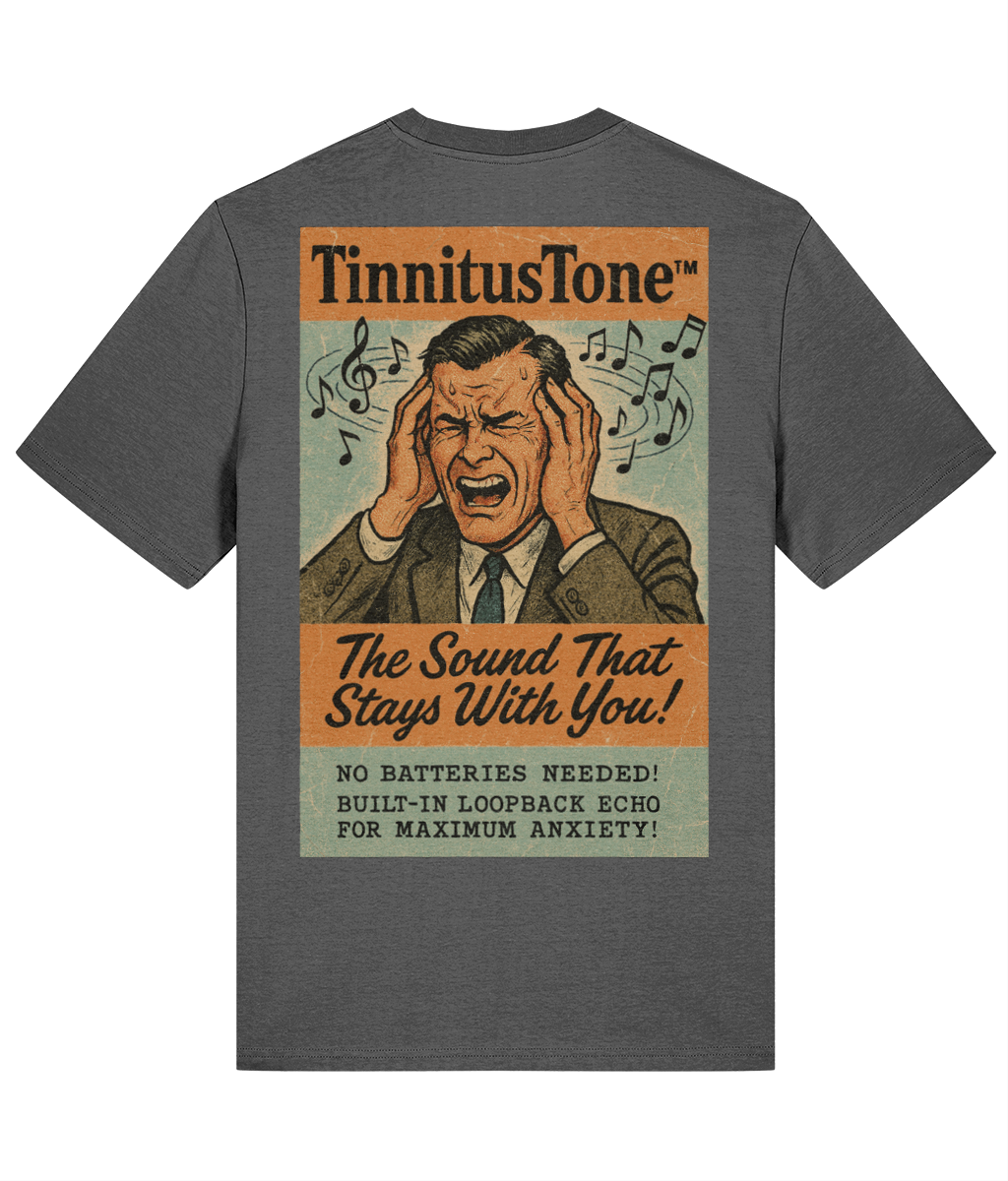 Tinnitus Tone Unisex organic cotton t-shirt - The Sound that Stays With You