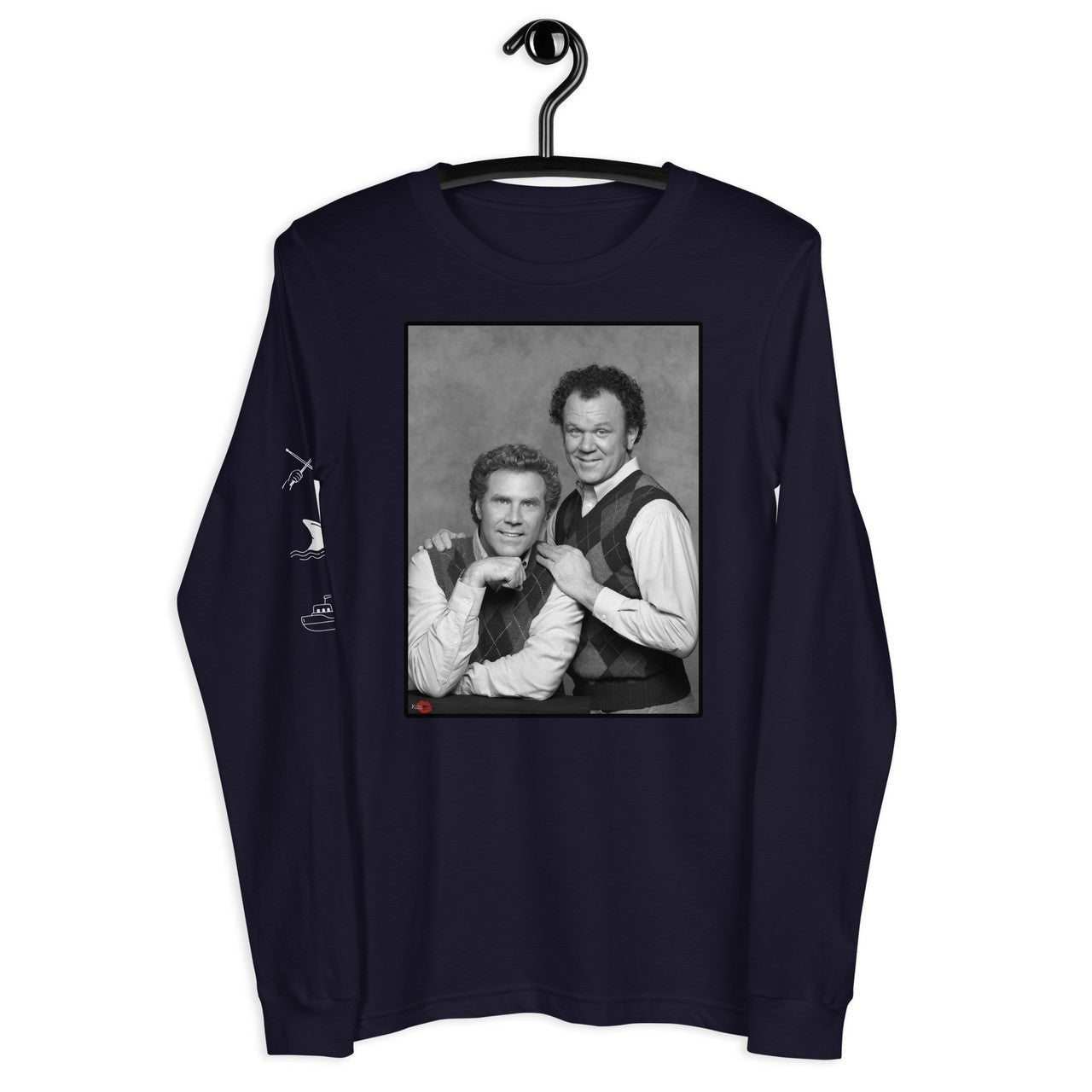 Step Bros Unisex Long Sleeve Tee - Will Ferrell John C Reilly Brothers Funn